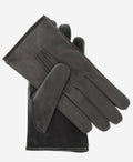 CC3434 (grey) - Men’s Italian suede and lambskin gloves with cashmere lining 1