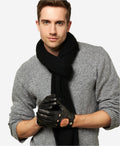 CD3020 (black) - Men’s Italian lambskin leather driving gloves 3