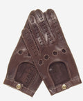 CD3501 (brown) - Men’s handsewn Italian lambskin leather driving gloves 1