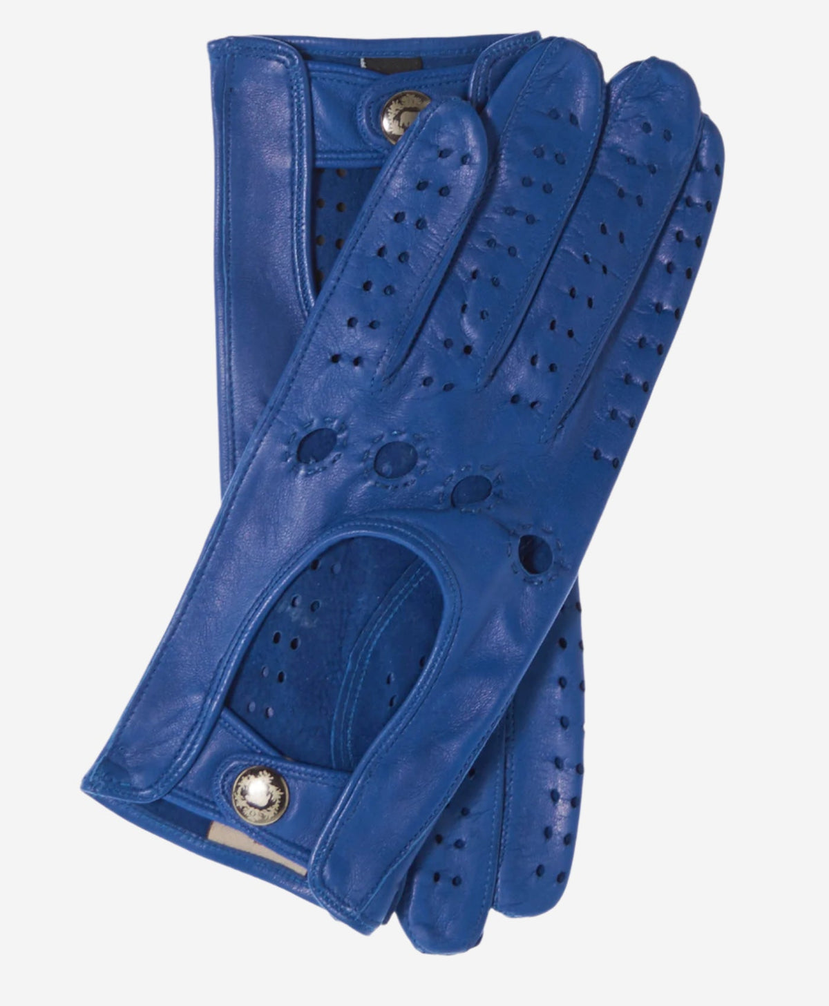 CD4010 (blue) - Women’s Italian leather driving gloves