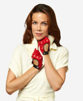 CD4134 (red) - Women's Italian lambskin driving gloves 3