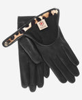 CD4136 (black) - Women’s Italian winter leather driving gloves with cashmere lining 1