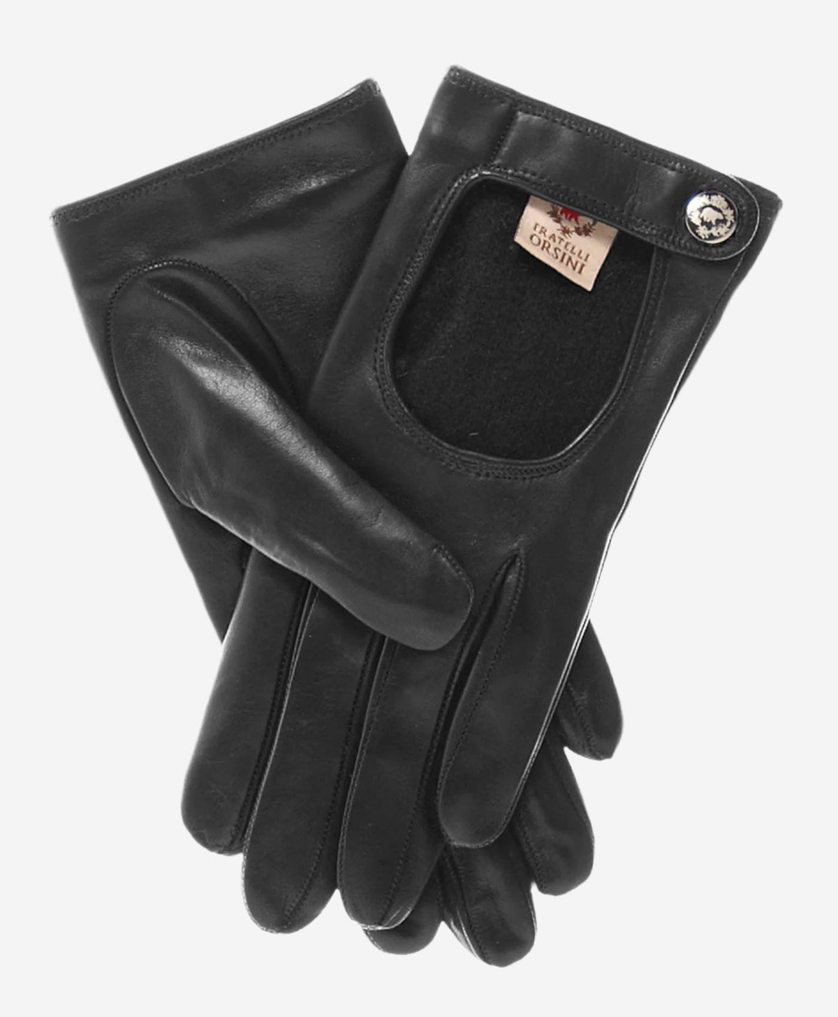 CD4136 (black) - Women’s Italian winter leather driving gloves with cashmere lining