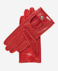 CD4466 (red) - Women’s Italian ventilated leather driving gloves 1