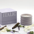 Soy Wax Ceramic Candle & Wick Trimmer Set 10