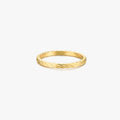 Chevron Band Gold Ring - Image 1
