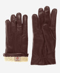 CL3103 (brown) - Men's Handsewn Lamb Shearling Winter Leather Gloves 3