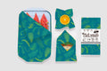 Beeswax Food Wrap - Fern Print 4
