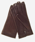 CR3001 (brown) - Men’s Italian rabbit fur gloves 2