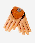 CU4303 (peach) - Women's Short Italian Leather Gloves 1
