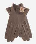 CU4629 (taupe) - Women's Unlined Italian Fashion Leather Gloves With Short Wrist 1
