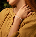 Renewed Inspiration Moonstone June Birthstone Evil Eye Bracelet 2