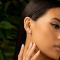 Ward off Malice Hamsa Stud Earrings - Image 2