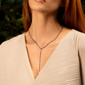 Whisper of Truth Evil Eye Lapis Lazuli Rosary Necklace 2