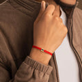 Ethereal Insight Men's Evil Eye Red String Bracelet 2