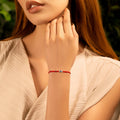 Calm Manifestor Red String Amethyst Evil Eye Bracelet 2