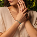 Divine Healing Turquoise December Birthstone Evil Eye Bracelet 2