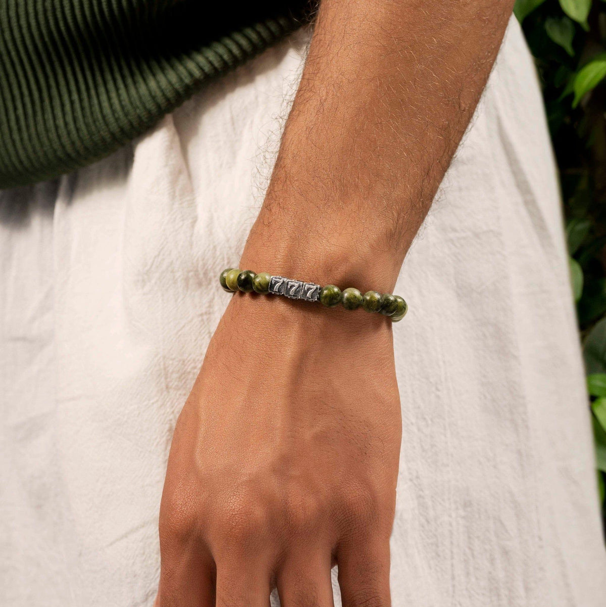 Alluring Dream Olive Jade Vegas Bracelet