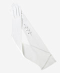 Angelina (ivory) - Italian silk lined 12-button length leather bridal / opera gloves 2