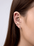 Iris Titanium Flat Back Stud (Single) - Image 3