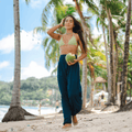Deep Teal Harem Pants 6