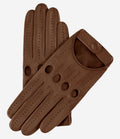 Alessa (Taupe) - Classic Italian lambskin leather driving gloves 1