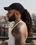 Black Waterproof Satin Lined Dad Hat 2
