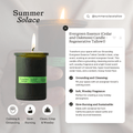 Evergreen Essence – Cedar & Oakmoss Candle | 6 oz Tallow & Beeswax 5