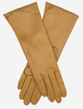 Camilla (camel) - Italian "4 button length" cashmere lined leather gloves 1