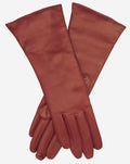Camilla (claret) - Italian "4 button length" cashmere lined leather gloves 2