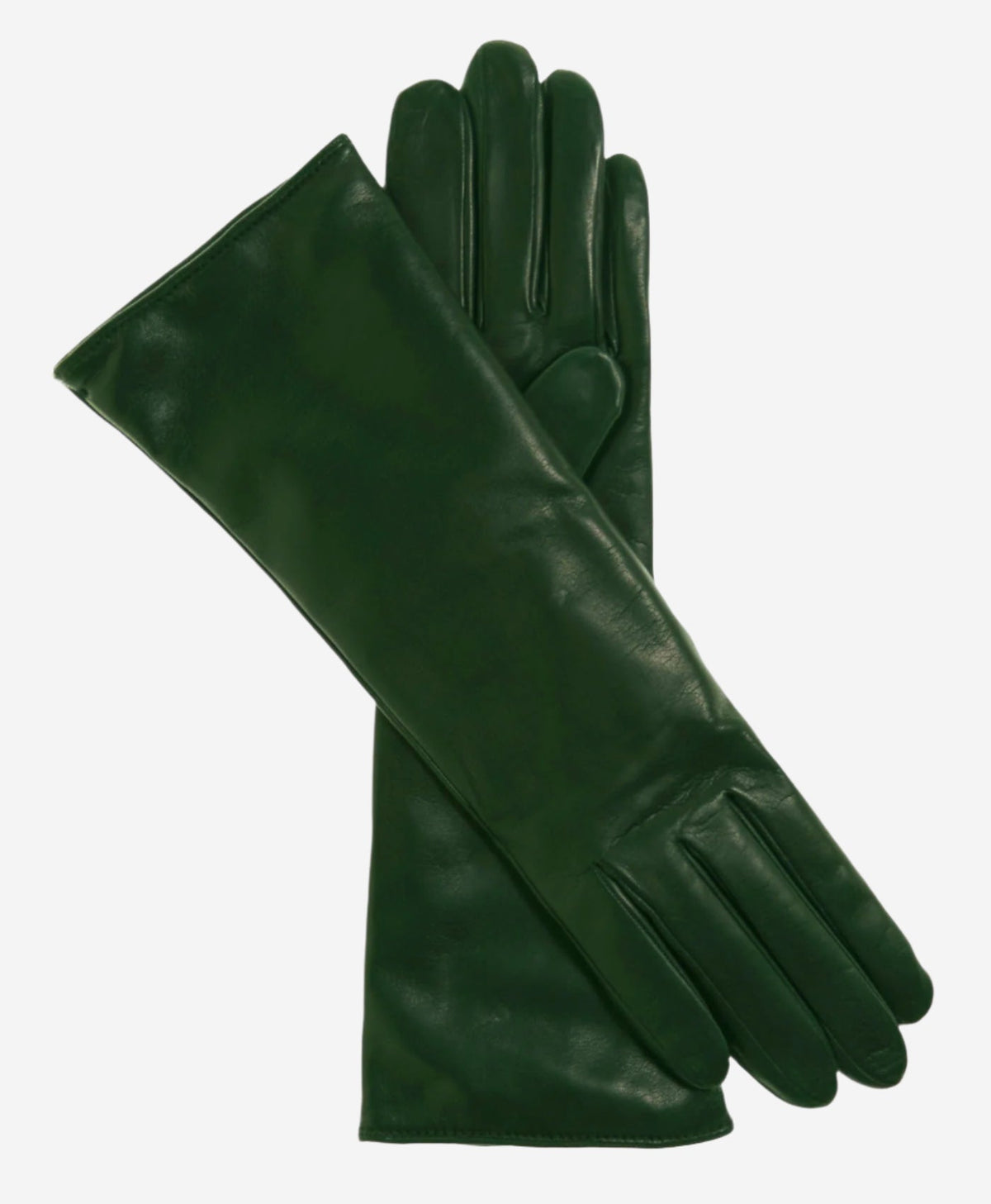 Camilla (forest) - Italian "4 button length" cashmere lined leather gloves