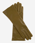 Camilla (moss) - Italian "4 button length" cashmere lined leather gloves 1