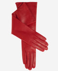 Leonora (red) - Italian "8 Button Length" Cashmere Lined Leather Gloves 1