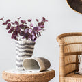 Hand-Felted Woven Wool Table Vase 3