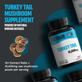 Organic Turkey Tail Mushroom Capsules 10