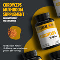 Organic Cordyceps Mushroom Supplement Capsules 4