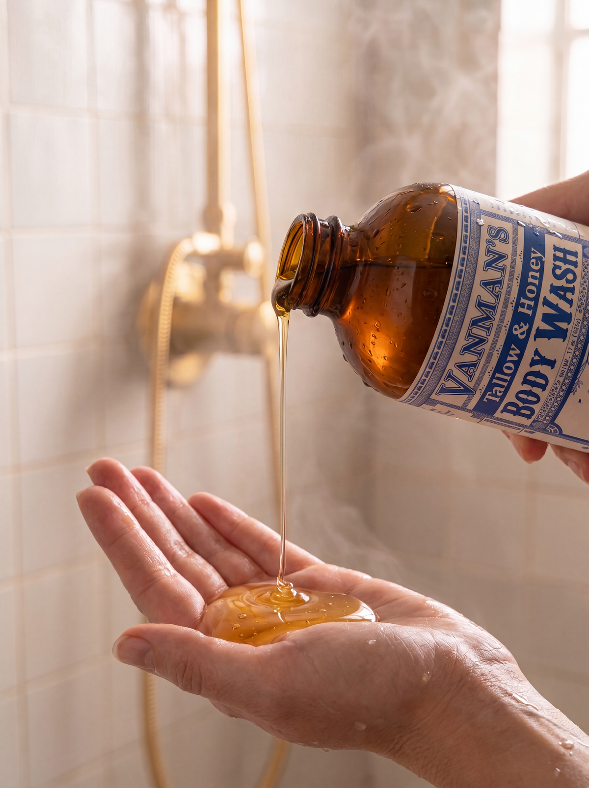*New* VanMan's Tallow & Honey Body Wash - 16 oz