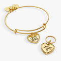 'I Love My Dog' Bangle & Pet Collar Charm Set of 2 1