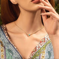 Soothe & Heal Turquoise Evil Eye December Birthstone Necklace 2
