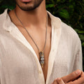Higher Power Snakehead Mantra Pendant Necklace 2
