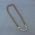 18K Gold-Plated Amanda Diamond Necklace 4