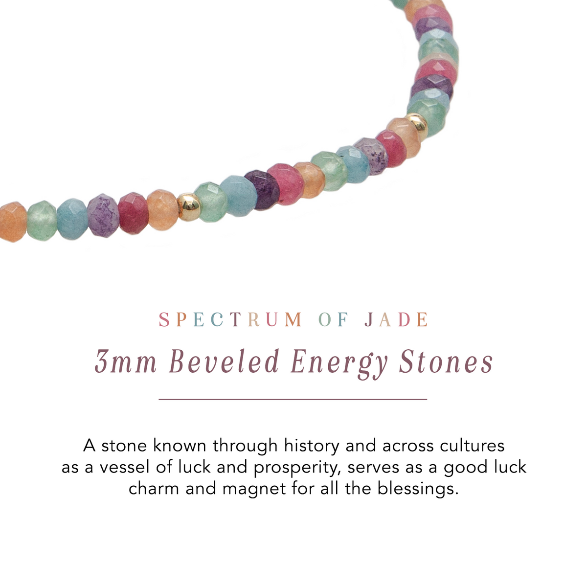 Lucky Charm 3mm Healing Bracelet