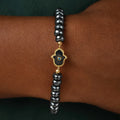 Guardian Spirit Hematite & Aquamarine Bracelet 2