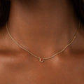Crimson Guardian Ruby July Birthstone Evil Eye Gold Necklace 2