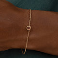 Vital Essence Garnet January Birthstone Gold Bracelet 2
