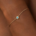Tranquil Guardian Turquoise December Birthstone Evil Eye Gold Bracelet 2