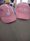 Light Pink Letter Baseball Hat 8