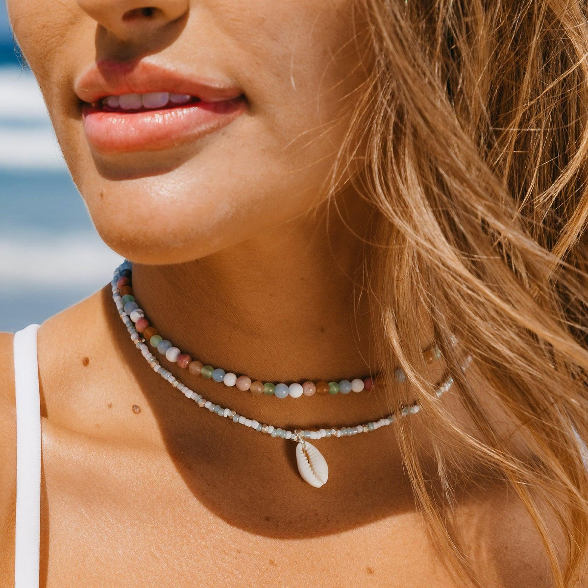 Mademoishelle Seed Bead Necklace
