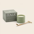 Soy Wax Ceramic Candle & Wick Trimmer Set 4
