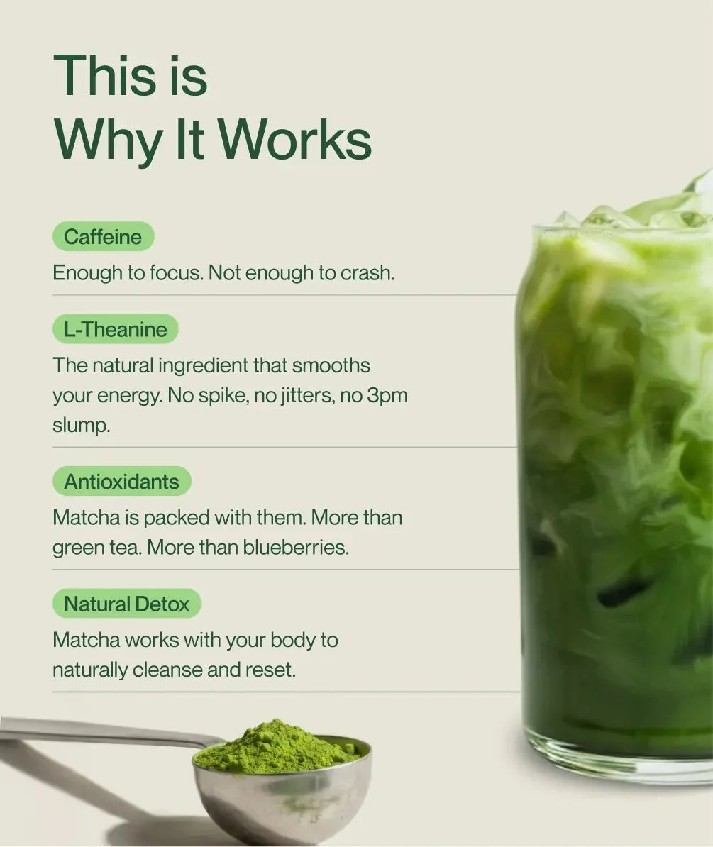 Unsweetened 300 Serving Matcha Latte Cafe Bag